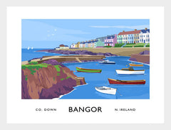Co Down - Bangor Long Hole Frame White 40x30 No Mount