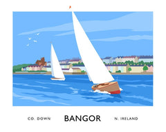 Co Down - Bangor Seafront Unframed 70x50