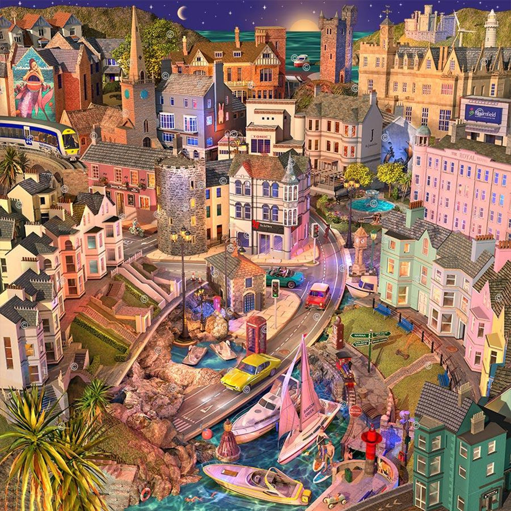 Dream Series Belfast - Bangor Creek-57 x 57-Unframed