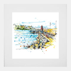 Print Open Edition Landscape - Bangor Pier