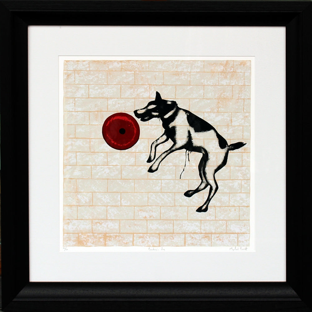 Banksy's Dog Chunky Black Frame