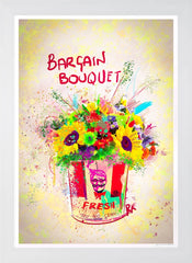 Bargain Bouquet - White Frame