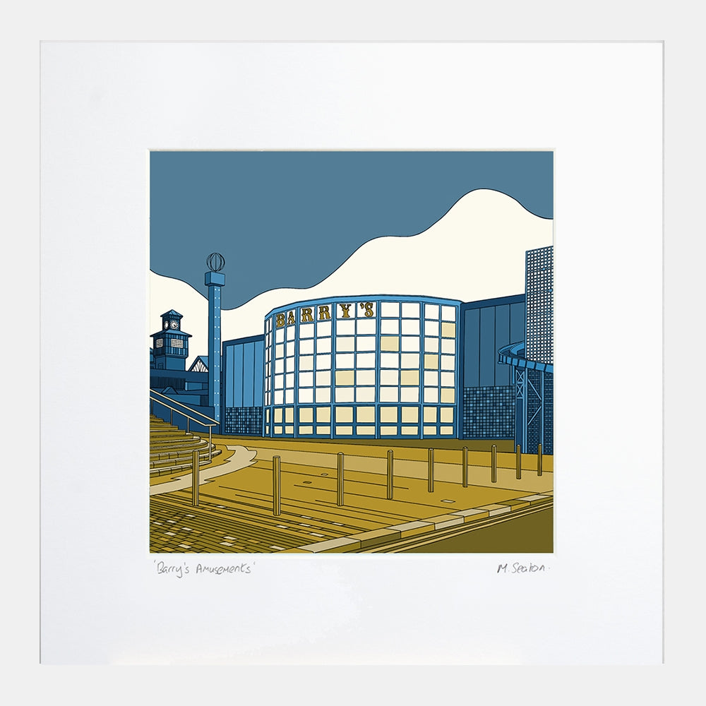 Series 2 - Barry's Amusements - White Box Frame