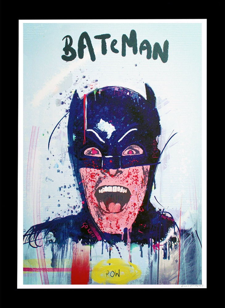 Bateman - Flat Black Frame