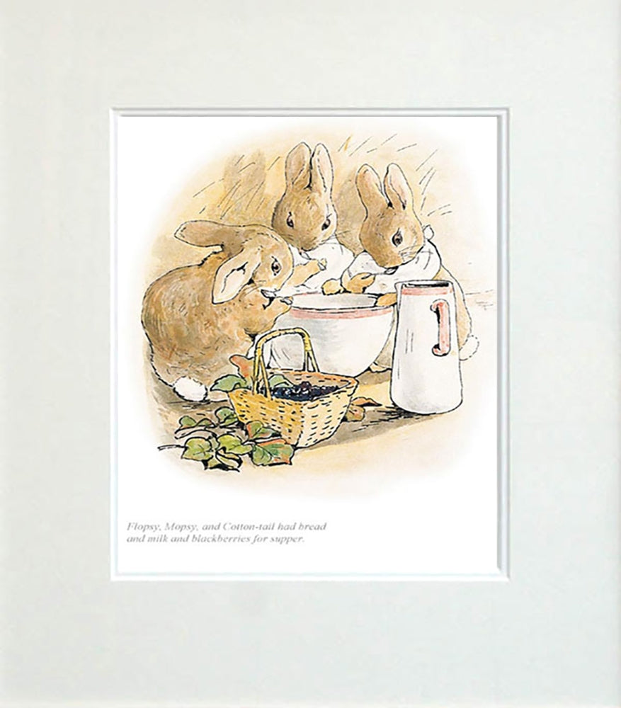 Flopsy, Mopsy And Cotton-Tail Had Bread And Milk Unframed