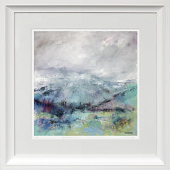 Print - Beautiful As Days Can Be, Mourne Mountains Chunky White Frame