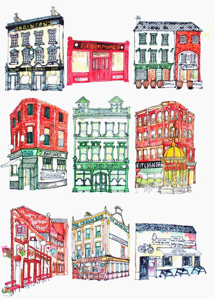 Belfast Bars Unframed