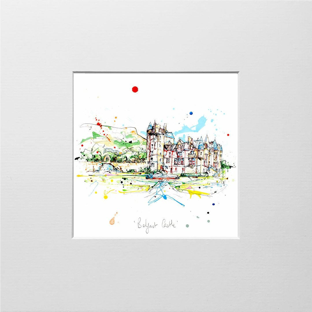 Print Open Edition Landscapes - Belfast Castle-12 x 12-Unframed