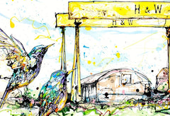Print Ltd Edition Landscapes - Belfast Cranes