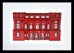 Belfast Library Framed