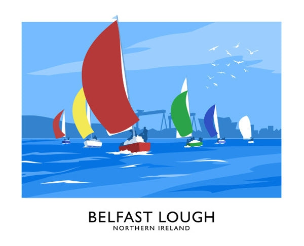 Belfast - Lough Yachts Unframed 40x30