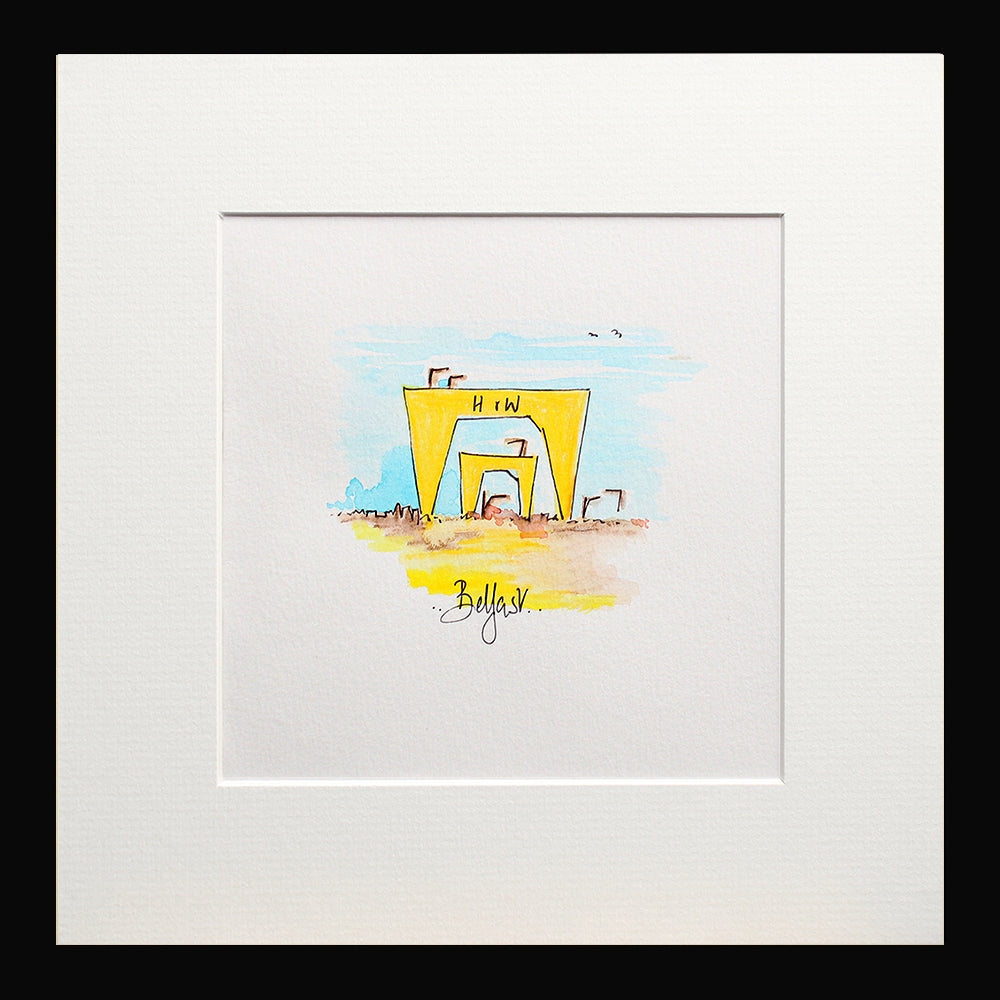 Belfast Small Flat Black Frame