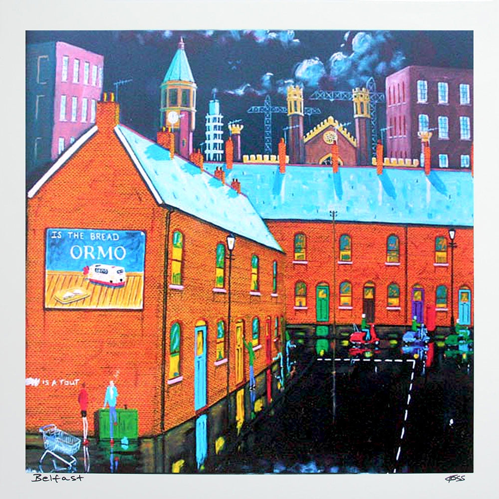 Belfast Unframed 40 x 40