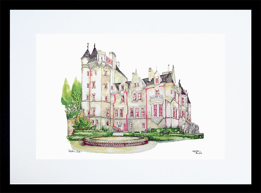 Belfast Castle Black Frame