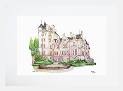 Belfast Castle White Frame