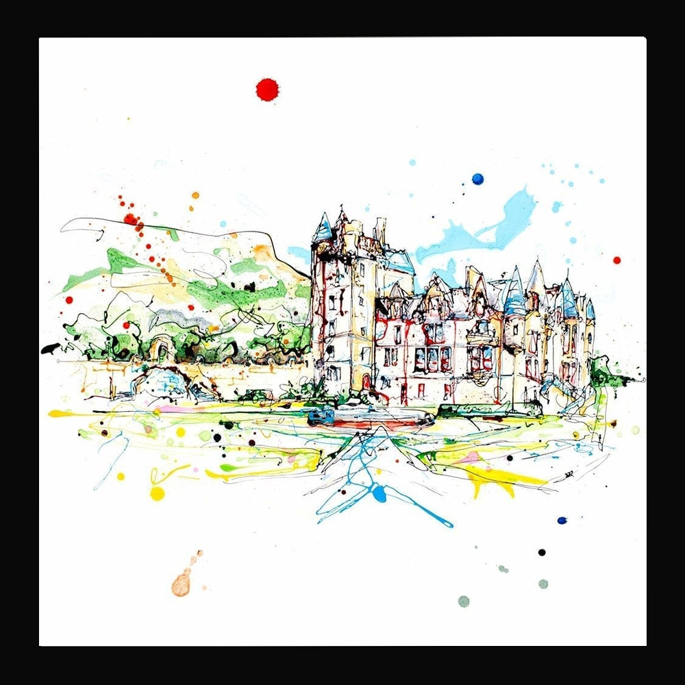 Print Open Edition Landscapes - Belfast Castle-30 x 30-Black Box Frame (No Mount)