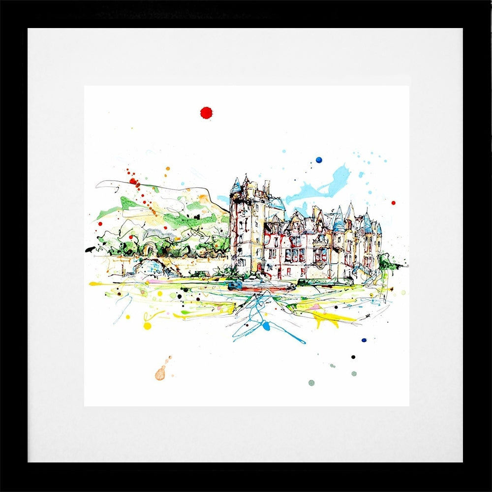 Print Open Edition Landscapes - Belfast Castle-30 x 30-Black Box Frame (With Mount)