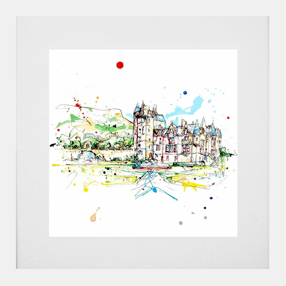 Print Open Edition Landscapes - Belfast Castle-30 x 30-White Box Frame (With Mount)