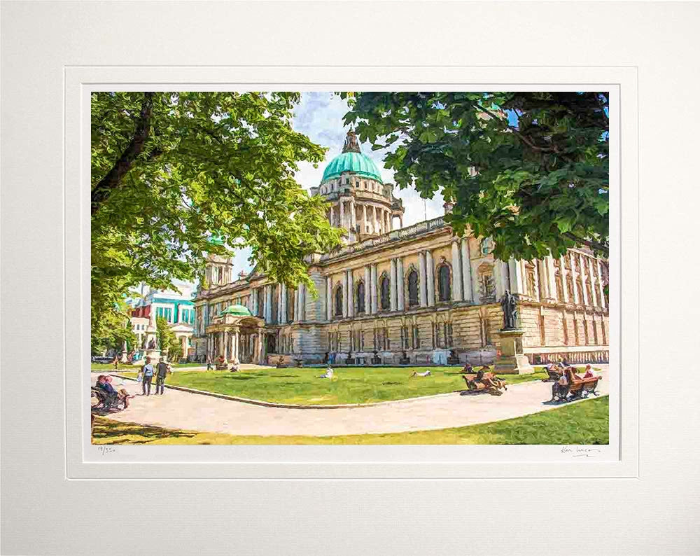 Belfast - City Hall Unframed 60x47.5