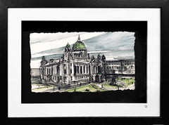 Memories - The City Hall Belfast-26 x 15-Black Box Frame