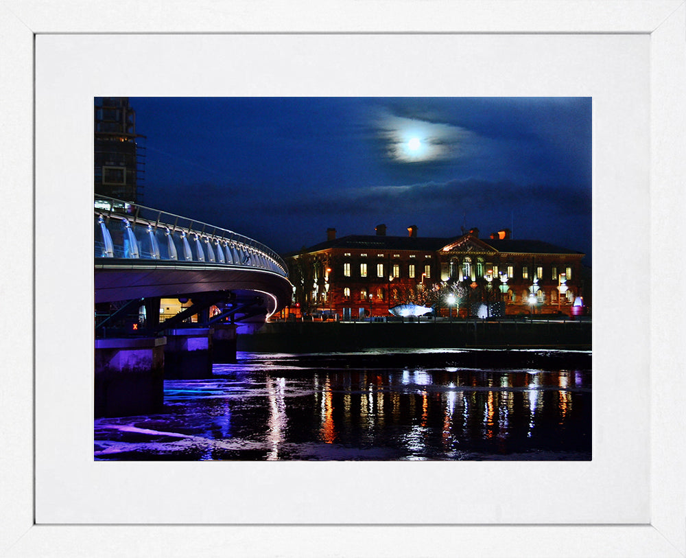 Belfast - Donegal Quay White Frame