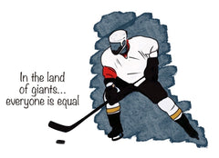 Belfast Giants Player Unframed