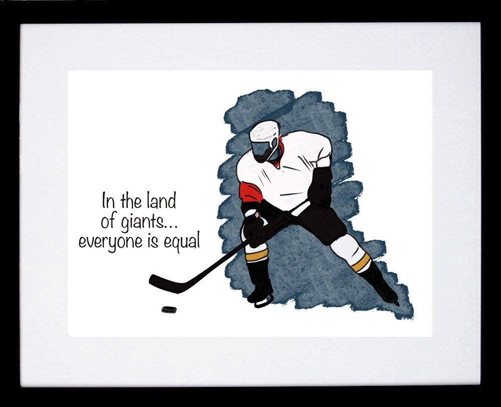 Belfast Giants Player Black Frame