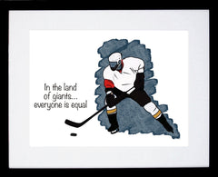 Belfast Giants Player Black Frame