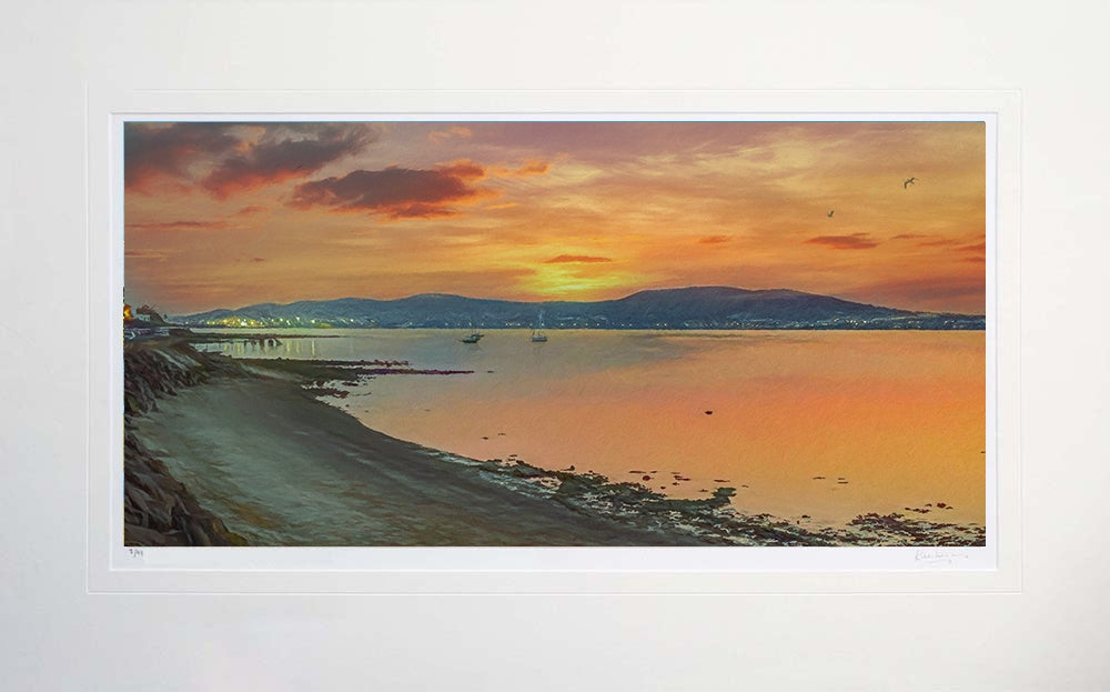 Co Down - Belfast Lights From Cultra Unframed