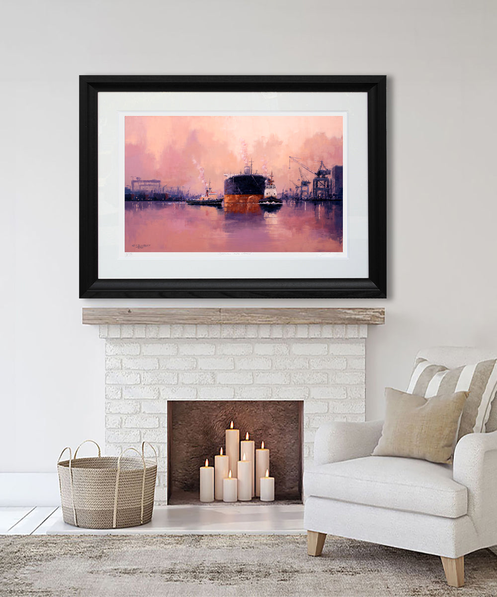 Print - Belfast Docks