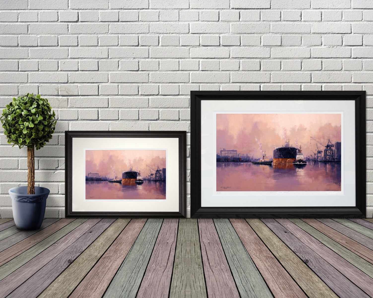 Print - Belfast Docks