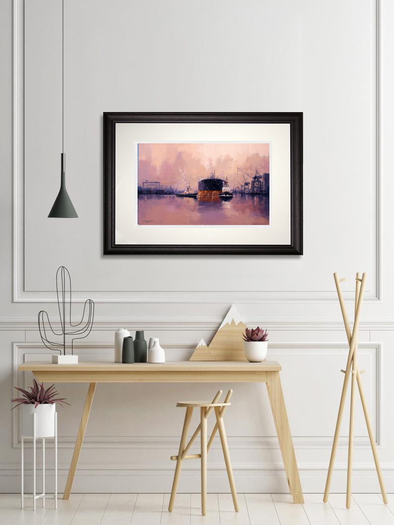 Print - Belfast Docks