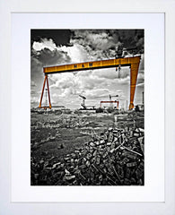 Belfast - Shipyard Wasteland Frame White