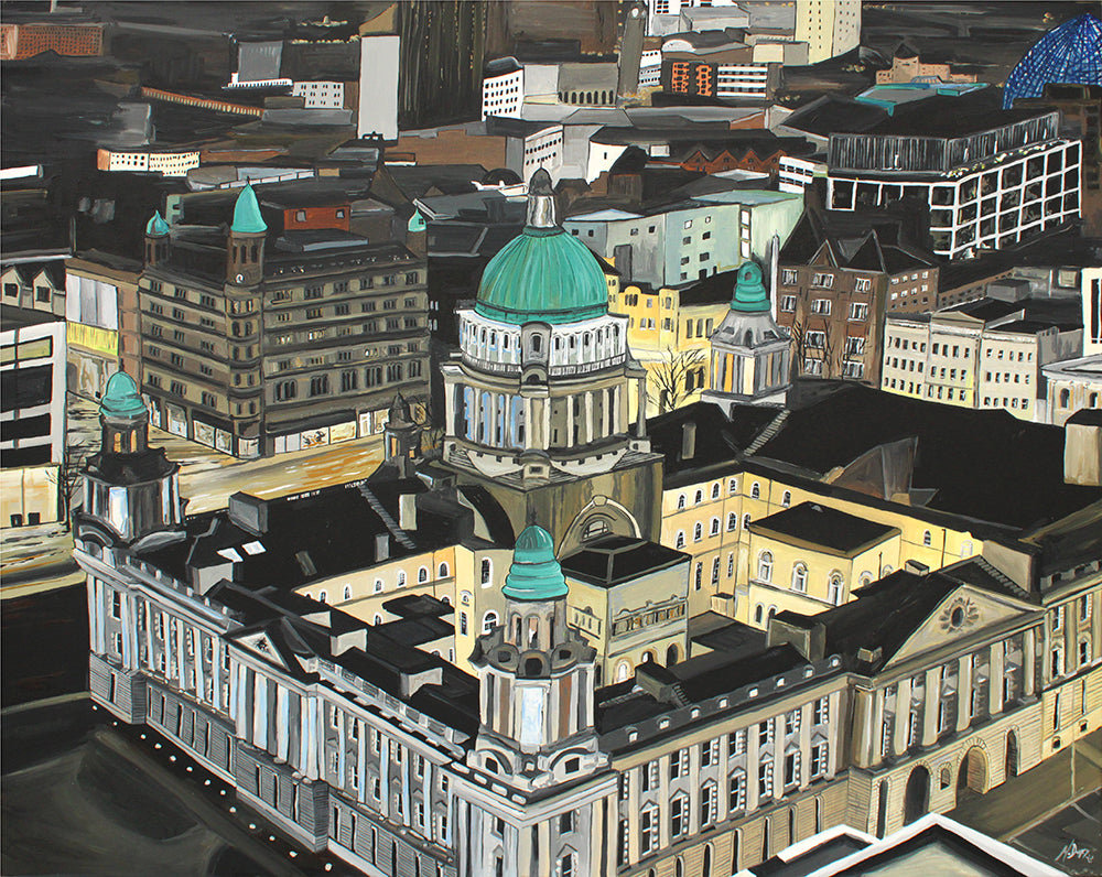 Belfast Skyline Unframed