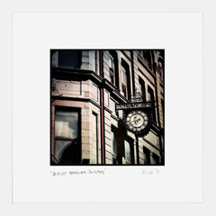 Belfast - Belfast Telegraph Building White Frame (No Mount)