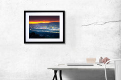 Belfast Winter Sunset With H&W Cranes