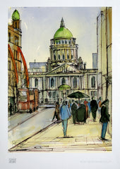 City Hall Belfast Unframed