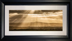 Belfast - Sunset - Ltd Edition Chunky Black Frame