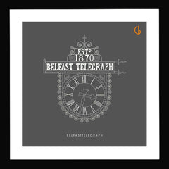 Belfast Telegraph Black frame 29x29