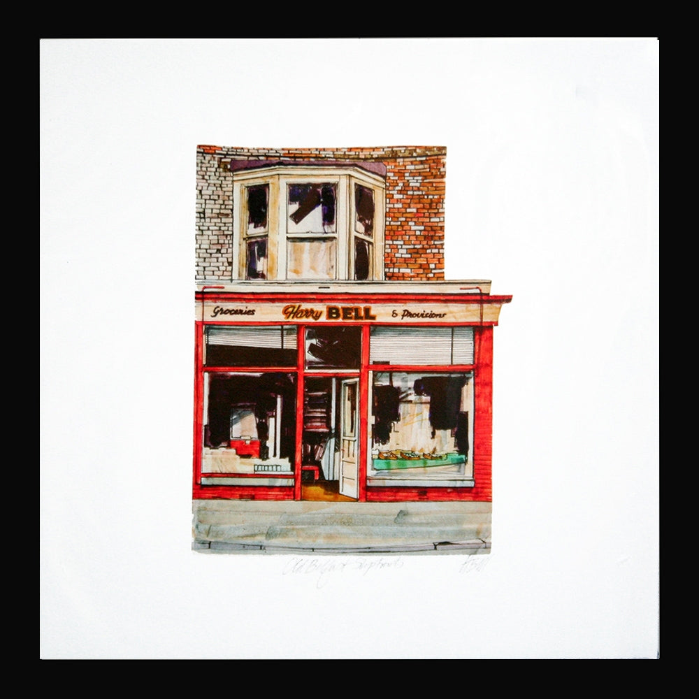Old Belfast Shopfronts - Bell Framed