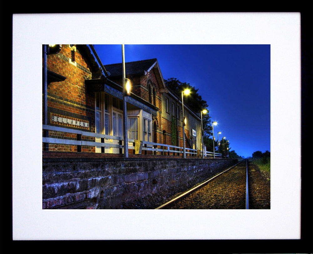 Bellarena Station Black Frame
