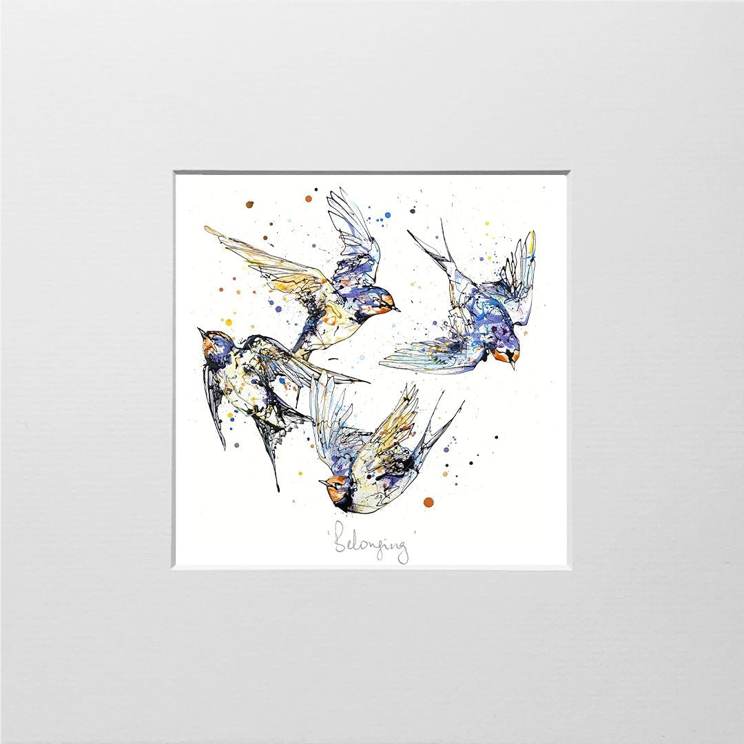 Print Open Edition Animals - Belonging-12 x 12-Unframed