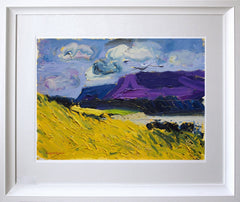 Ben Bulbin Through The Barley Framed