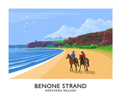 Co Derry - Benone Strand Unframed 40x30