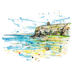 Print Open Edition Landscape - Benone Strand-30 x 30-Unframed