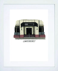 Pubs - Bert's Jazz Bar - White Box Frame