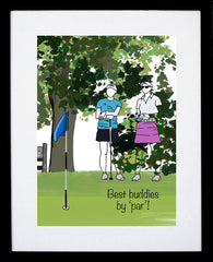Print - Golf - Best Buddies By Par