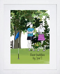Print - Golf - Best Buddies By Par