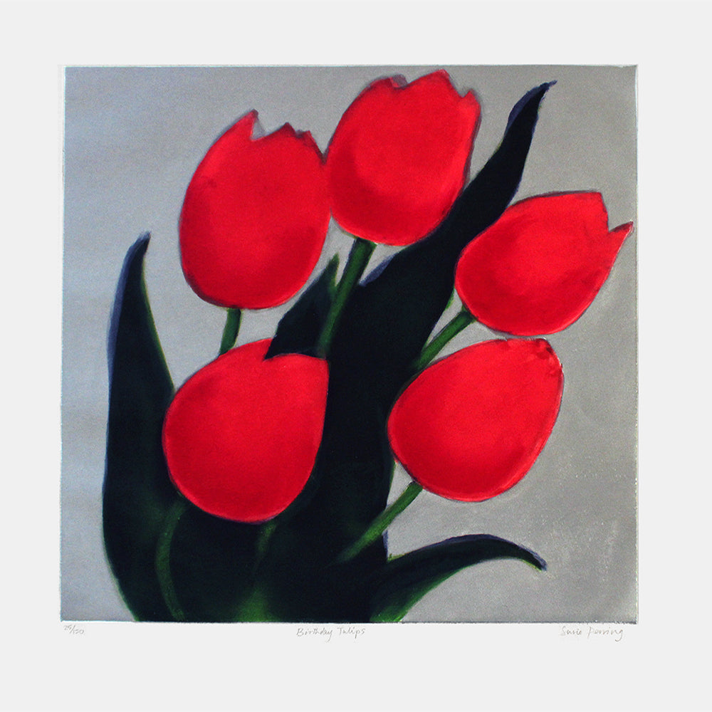Birthday Tulips Unframed