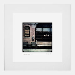 Belfast - Bittle's Bar-Available In One Size Only-White Box Frame (With Mount)